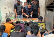 Polrestabes Medan Gerebek Dua Lokasi Narkoba di Mangkubumi