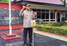 Cek Kesiapsiagaan Dalmas, Kapolres Binjai Antisipasi Gangguan Kamtibmas