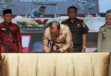 Bupati Karo Teken MoU Percepatan Pendaftaran Tanah Wakaf