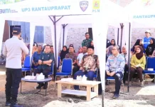Wabup Labuhanbatu Tekan Saklar Perdana Bantuan Listrik Gratis Program LUTD PLN