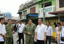 Satgas Nasional Tinjau Lokasi Terdampak Banjir Tebing Tinggi