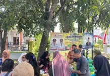 Warga Sijambi Antusias Berburu Pangan Murah di Tanjungbalai