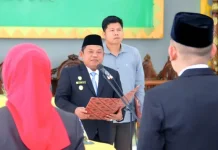 Wabup Labuhanbatu Lantik Empat Pejabat Eselon II