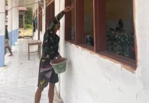 Rehabilitasi SMPN 3 Satu Atap Aramo Capai 69,9 Persen