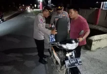 Patroli KRYD, Polsek Bandar Pasir Mandoge Amankan 3 Sepeda Motor Knalpot Blong