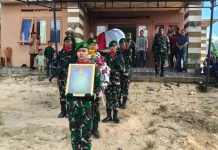 Penghormatan Terakhir untuk Veteran Pejuang Kemerdekaan Makdin Berutu