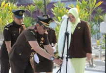 Harlah Kejaksaan ke-81, Kejari Tanjungbalai Ziarah dan Tabur Bunga di TMP