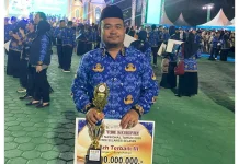 Penghulu KUA Parlilitan Raih Juara III MTQ KORPRI Nasional VIII di Sulawesi Selata