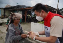 Pertamina Patra Niaga Sumbagut Salurkan Bantuan Pasca Erupsi Gunung Sinabung