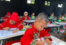 Lomba Mewarnai RRI, Ratusan Siswa TK Meriahkan RRI Fest Medan 2026