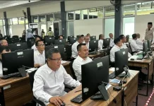 Sebanyak 1.344 Calon Petugas Haji Ikuti CAT Gelombang I