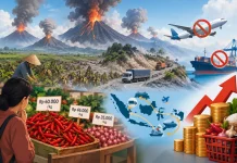 Gunung Berapi Erupsi Bersamaan, Waspadai Potensi Lonjakan Inflasi