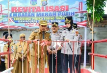 Jembatan Merah Putih Permudah Akses Warga Tebing Tinggi