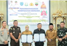 Pemkab Labuhanbatu Tandatangani MoU Percepatan Penurunan Angka Tuberkulosis