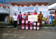 Pertamina Patra Niaga Sumbagut Dorong Pemulihan Pasca Erupsi Gunung Sinabung