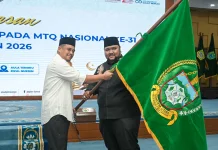 Bobby Nasution Lepas Kafilah Sumut ke MTQ Nasional, Targetkan Empat Besar