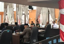 Danramil 07/Salak Hadiri Rapat Paripurna DPRD Pakpak Bharat