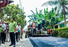 Wabup Sergai Tinjau Ruas Jalan Penaga, Dorong Infrastruktur Berkualitas