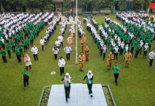 Mendikdasmen Ajak Siswa SMP 1 Medan Terapkan 7 Kebiasaan Anak Indonesia Hebat