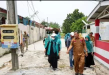 TP PKK Binjai Lakukan Pembinaan Lomba Lingkungan Bersih Sehat di Jati Karya