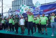 Pangdam I/BB Lepas 20 Ribu Peserta Fun Run 5K HUT ke-81 TNI di Medan