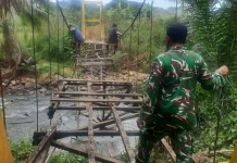 Perbaikan Jembatan Gantung Batangtura, Warga Gunung Manumpak Lebih safety