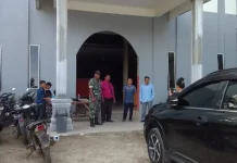 Peran Babinsa saat Ibadah Minggu di Gereja GKII Lau Bagot