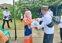 Peringati Milad Ke-2, Satgas Duafa Ampera Berbagi Kebahagiaan dengan Masyarakat