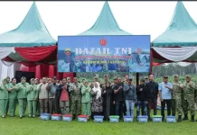 Dandim 0208 Asahan Hadiri Bazar TNI Peringati HUT ke -81 TNI
