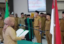 Perkuat Kinerja ASN, Plt Bupati Langkat Lantik 42 Pejabat Fungsional