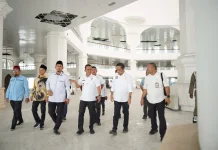 Tinjau Islamic Centre, Zakiyuddin Minta Kontraktor Rawat Gedungnya Sampai Tuntas