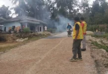 Pemeliharaan Jalan JRS Bunturaja–Soban, Dukung Kelancaran Aktivitas Pertanian