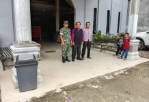 Serda Parlindungan Simamora Monitoring Ibadah Minggu di GKII Lau Bagot