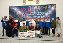 Semarak HUT ke-81 TNI, 1.818 Peserta Ikuti Open Turnamen Domino Orado di Wilayah Kodam
