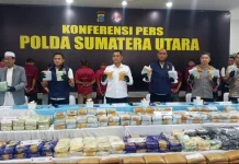 Polda Sumut Ungkap Tiga Kasus Narkoba, Sita 244 Kg Sabu