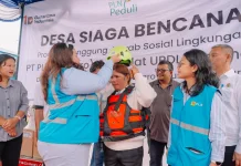 PLN Pusdiklat UPDL Tuntungan Hadirkan Desa Siaga Bencana di Desa Daulu Karo