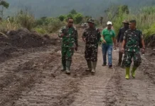 Dandim 0206/Dairi Pastikan Pembukaan Jalan Alternatif Silahisabungan Terus Berj