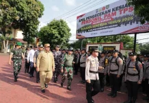Dukung Kesuksesan Pilkades, Dandim Hadiri Apel Kesiapan Pengamanan TPS