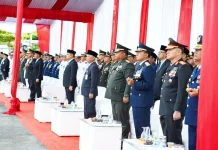 Kasdam I/BB Hadiri Upacara HUT ke-81 TNI di Belawan