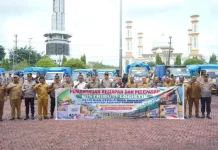 Logistik Pilkades Didistribusikan menuju Desa
