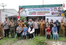 Kasdim Bersama Forkopimda Tinjau Kesiapan TPS dan Pengamanan Pilkades