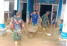 Satgas Kodim 0212/TS Pulihkan SD Muhammadiyah dan TK ABA Sipirok