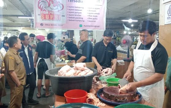 Kanwil I KPPU Sidak ke Pasar Tradisional, Komoditas Pangan Relatif Turun