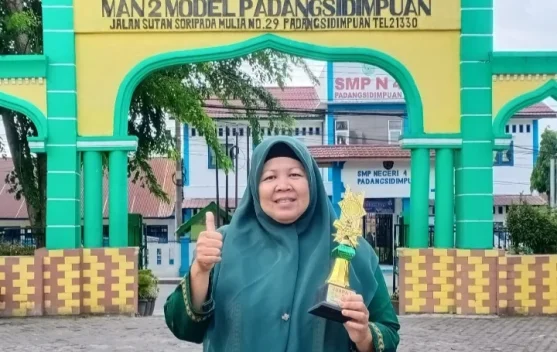 Guru MAN 2 Padangsidimpuan Raih Peringkat 2 Nasional Progresif ALEF Nasional 2026