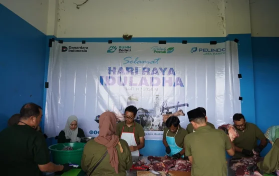 Pelindo Jasa Maritim Salurkan Qurban ke 24 Wilayah Operasional