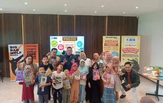 Bazar Buku Internasional Big Bad Wolf Books Ramaikan Lokasi Strategis di Medan