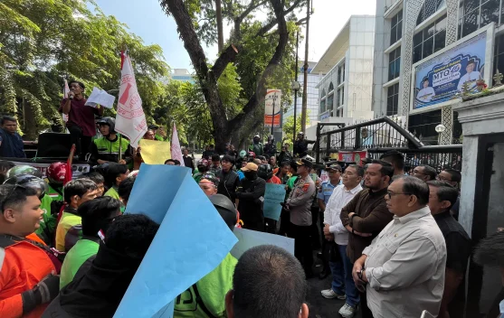 Ojol Sumut Desak DPRD Kawal Potongan Aplikasi 8 Persen dan Tolak Kenaikan BBM
