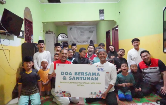 Pertamina Berkah Hadir di Wilayah Sumbagut, Peduli Yatim, Duafa dan Disabilitas