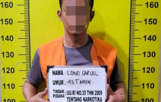 LS Ditangkap Bawa Setengah Kilogram Sabu