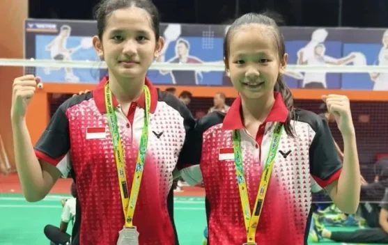 Christelle dan Valery Bawa Pulang Perak Sirprov PBSI Sumut